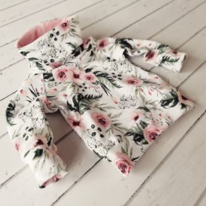 Bluza dla dziewczynki kwiaty w ogrodzie
