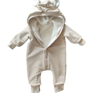 Rampers beżowy z ociepleniem