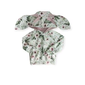 Bluza dziewczęca kwiaty w ogrodzie