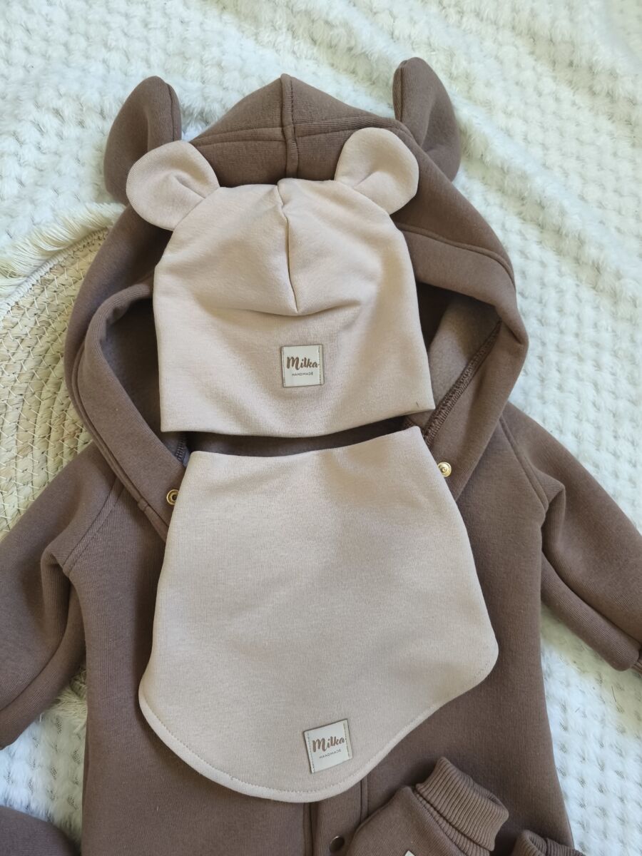 Czapka i chustka dla dzieci kolory - obrazek 8