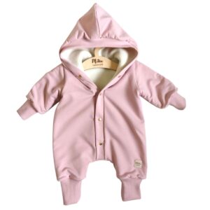Kombinezon przejściowy różowy