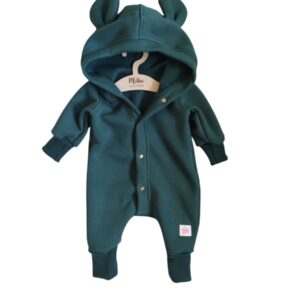 Kombinezon ocieplany butelkowa zieleń