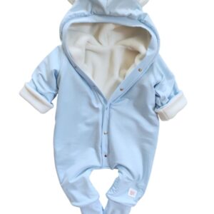 Kombinezon błękitny z ociepleniem