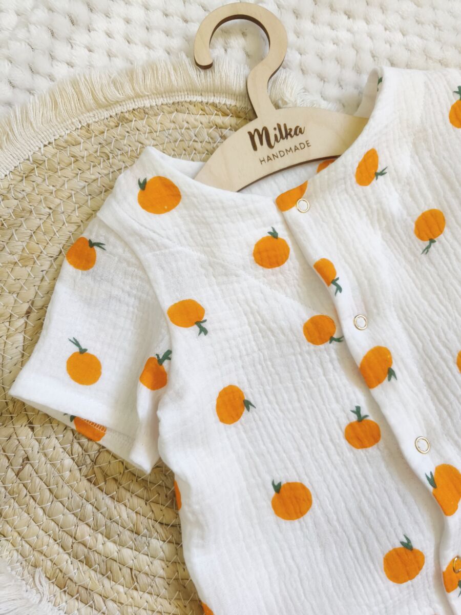 Rampers muślinowy na lato - obrazek 4