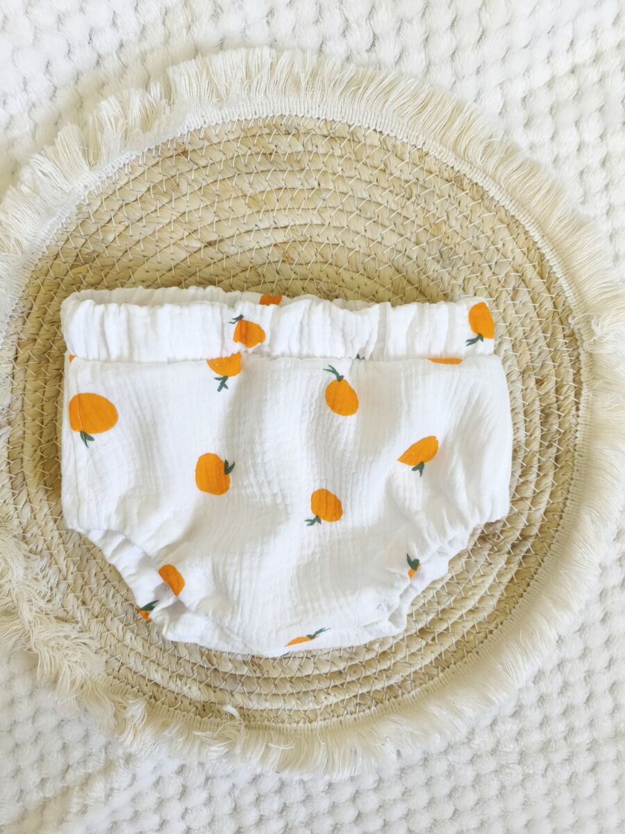 Bloomersy muślinowe mandarynki