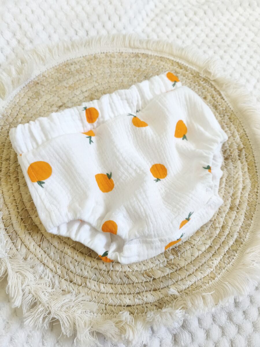 Bloomersy muślinowe mandarynki - obrazek 2