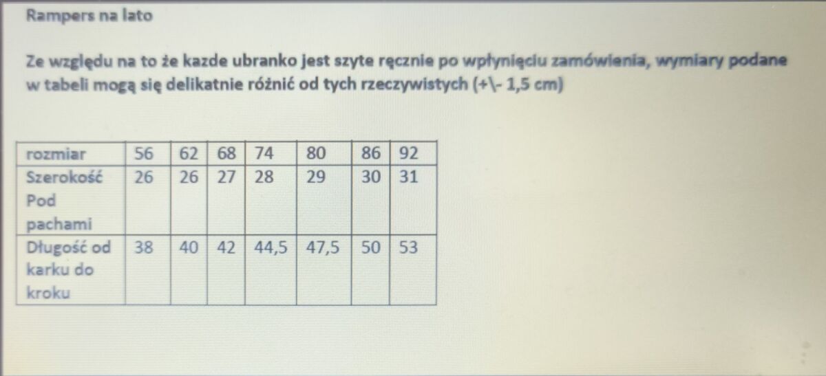 Rampers muślinowy w truskawki na białym tle - obrazek 2