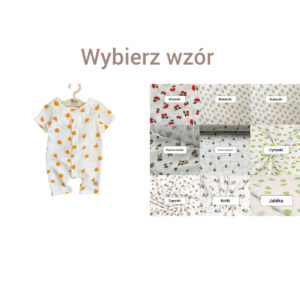 Rampers muślinowy na lato wybierz wzór