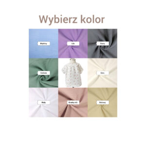 Bluzka muślinowa na lato kolory