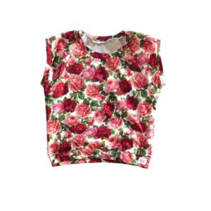 Bluzka dla dziewczynki czerwone róże