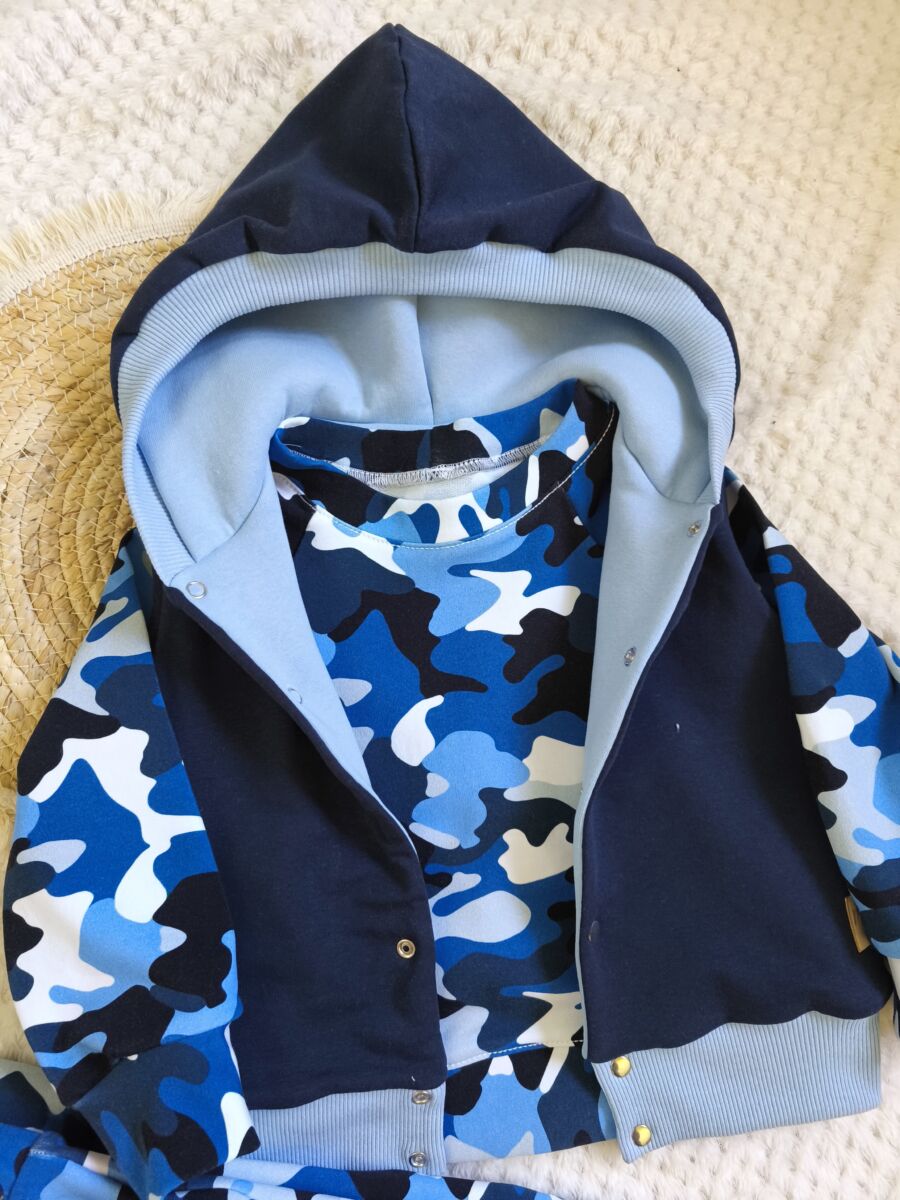 Komplet dresowy niebieskie moro - obrazek 7