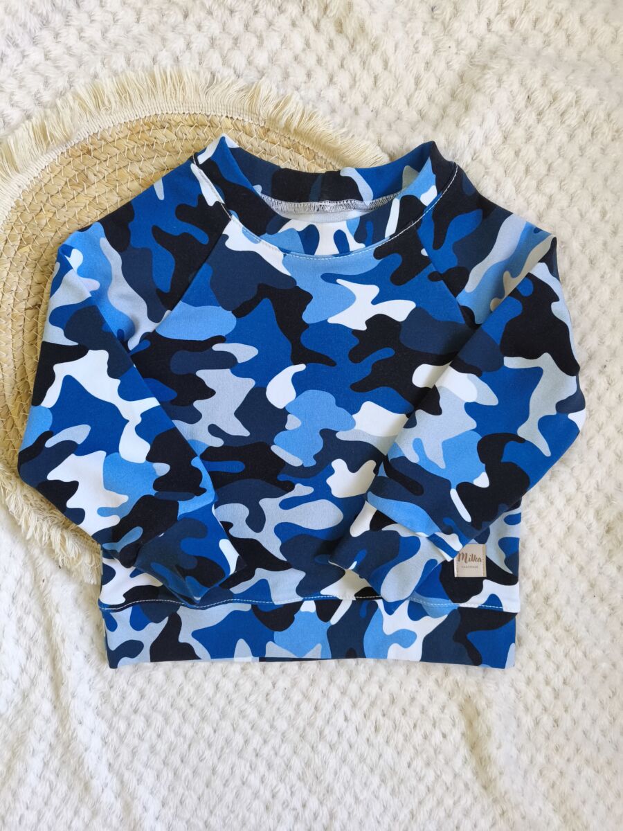 Komplet dresowy niebieskie moro - obrazek 4