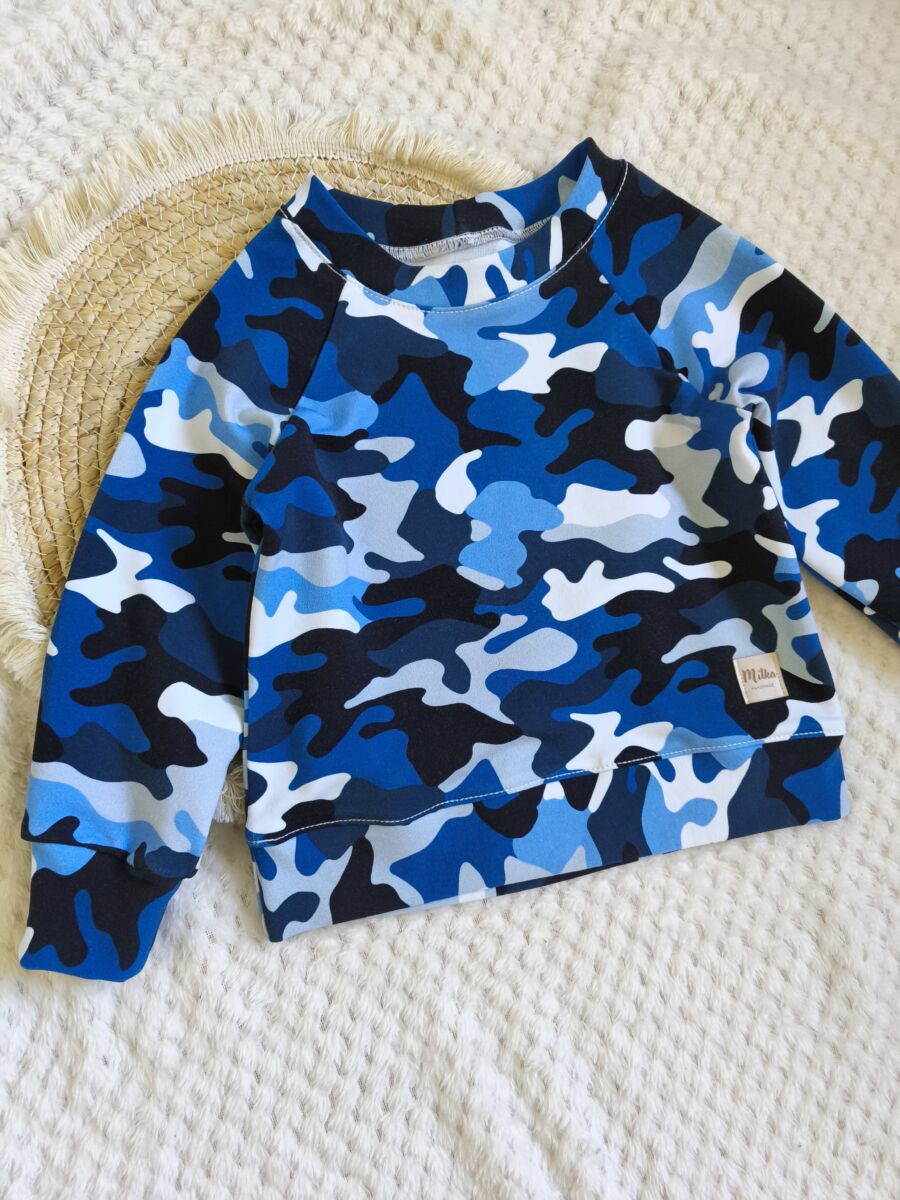 Komplet dresowy niebieskie moro - obrazek 3