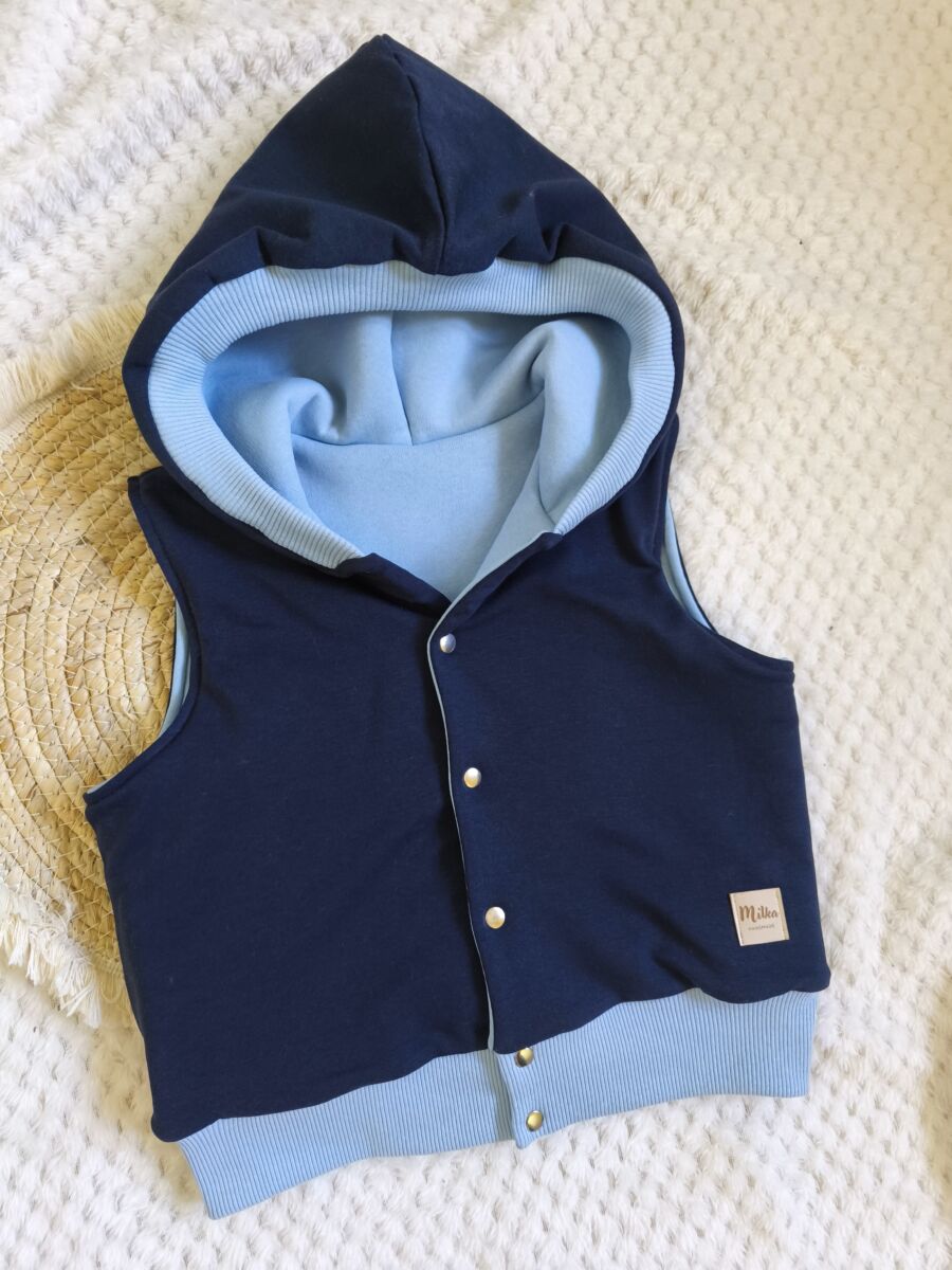 Bezrękawnik dla chłopca dresowy - obrazek 2