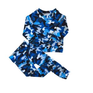 Komplet dresowy niebieskie moro