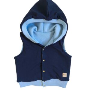 Bezrękawnik dla chłopca dresowy