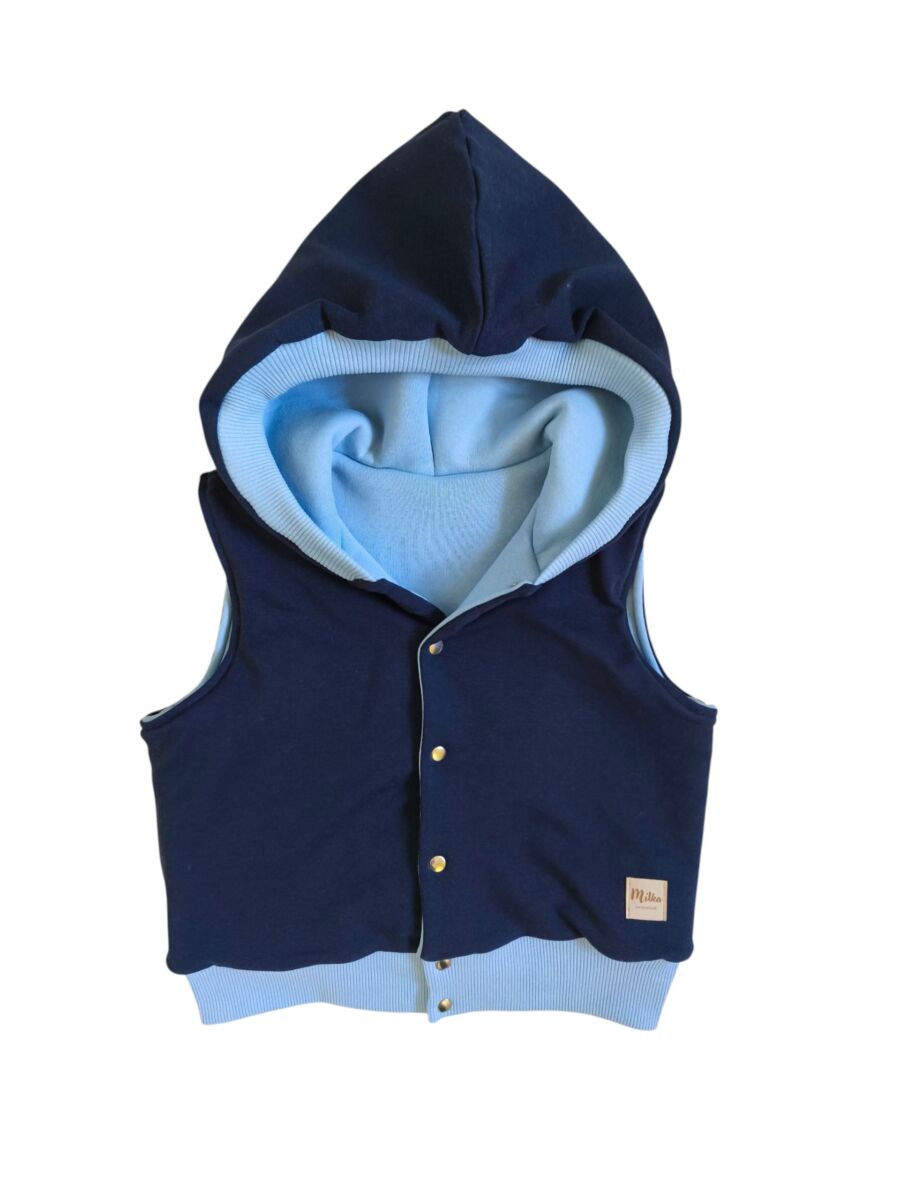 Bezrękawnik dla chłopca dresowy