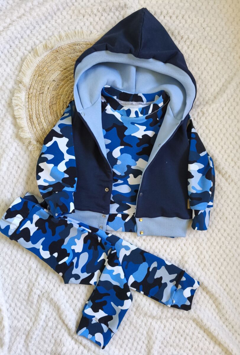 Komplet dresowy niebieskie moro - obrazek 6