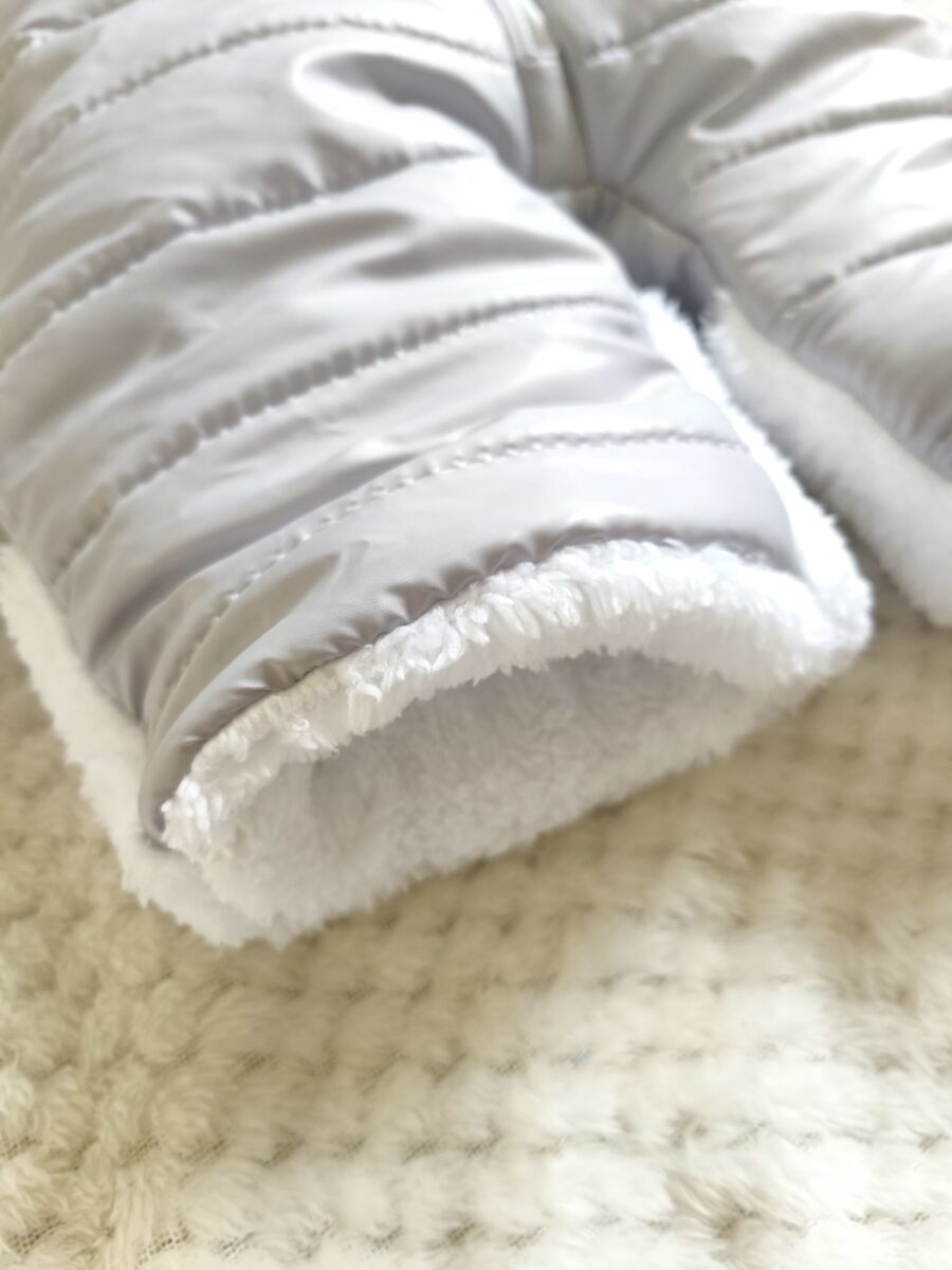 Kombinezon zimowy niemowlęcy szary - obrazek 6