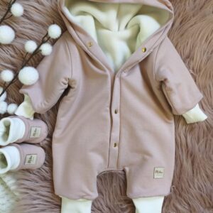 Kombinezon jesienny dla dziewczynki różowy