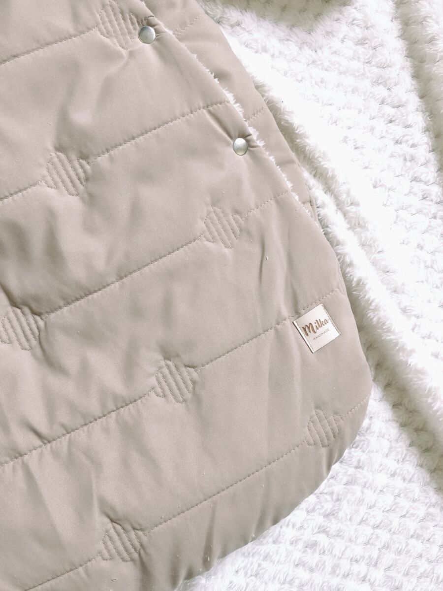 Kombinezon zimowy dla noworodka oliwkowy rozmiary 56-68 - obrazek 5