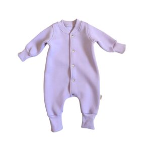 Kombinezon ocieplany lawendowy dla dziewczynki