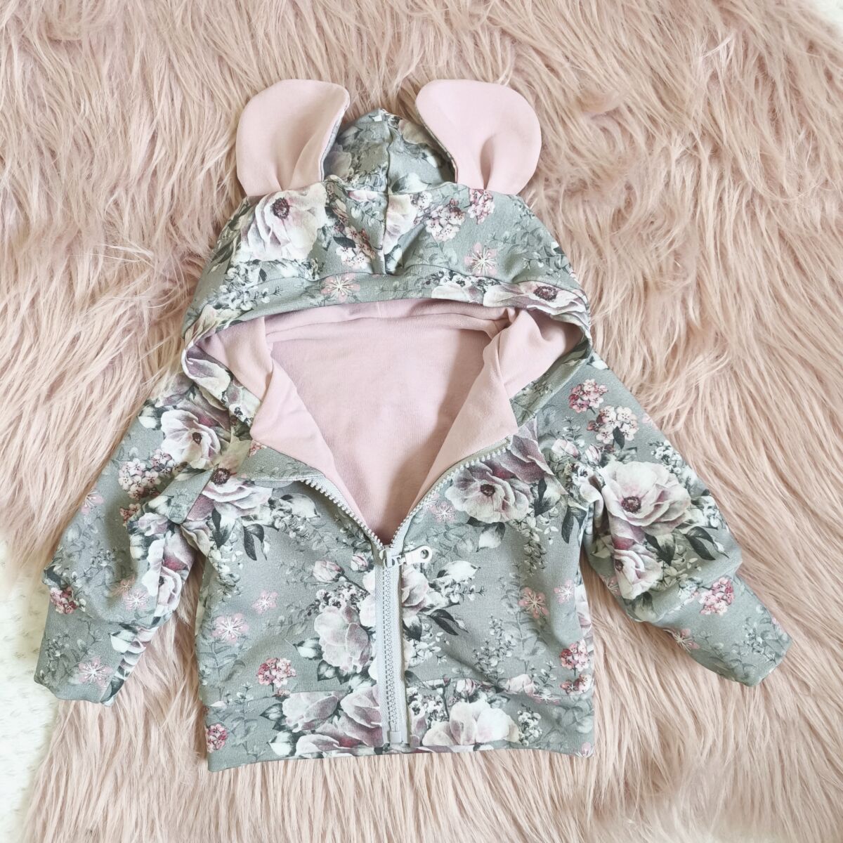 kurtka dresowa dla dziewczynki lovely flowers