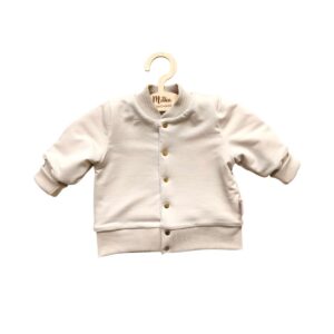 Kurtka dziecięca bomberka beżowa