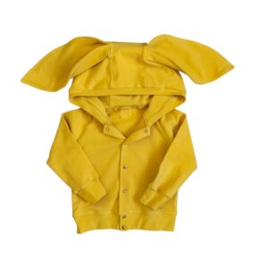 Bluza z uszami królika musztardowa