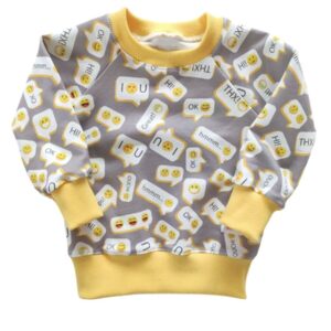 Bluza dziecięca emotki r.80