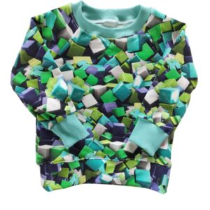 Bluza dziecięca klocki r.80