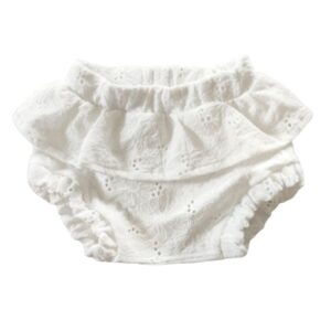 Bloomersy białe na Chrzest r.62-68