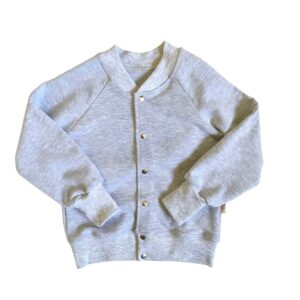 Bluza dziecięca rozpinana szary melanż