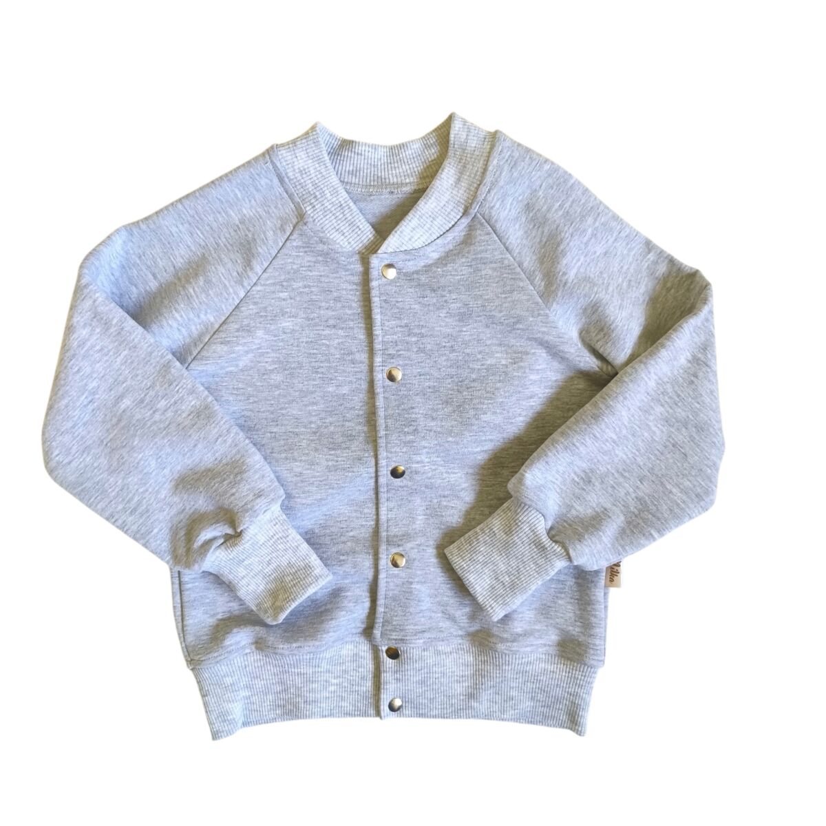 Bluza dziecięca rozpinana szary melanż