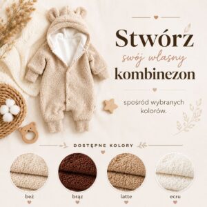 Kombinezon boucle dziecięcy kolory
