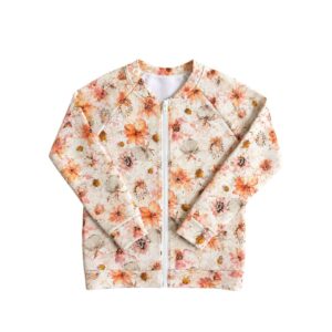 Bluza na zamek dla dziewczynki flower garden
