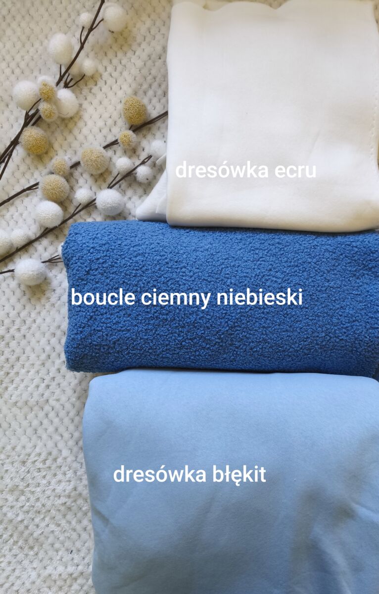 Kombinezon przejściowy boucle ciemny niebieski - obrazek 4